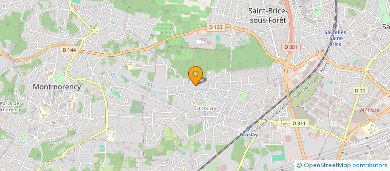 localisation de l'entreprise SCI JDS à GROSLAY