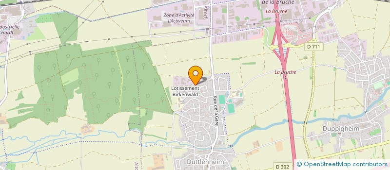 localisation de l'entreprise SCI JDS  DUTTLENHEIM