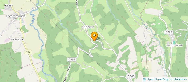 localisation de l'entreprise SCI JDSF  AUBERTIN