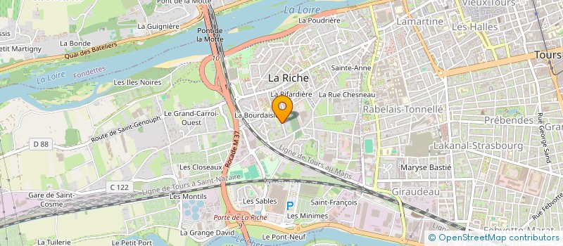 localisation de l'entreprise SCI JDUB  LA RICHE