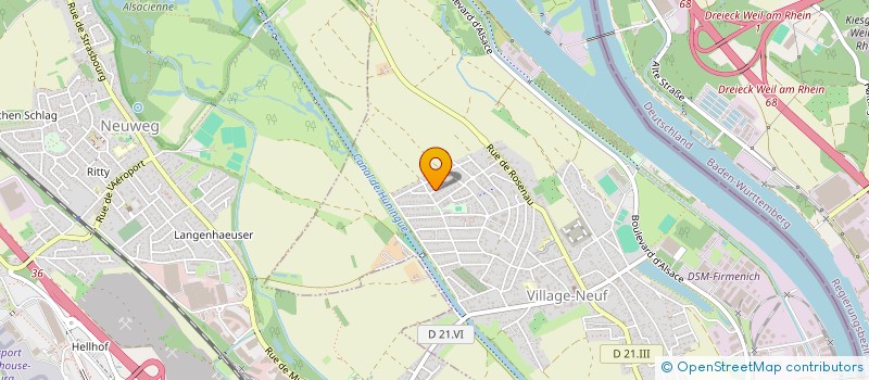 localisation de l'entreprise SCI JDV  VILLAGE-NEUF