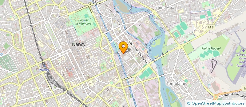 localisation de l'entreprise SCI JDW  NANCY