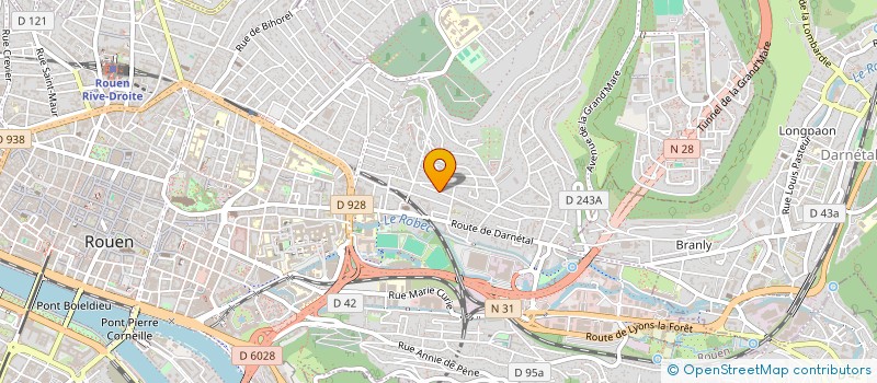 localisation de l'entreprise SCI JDX  ROUEN