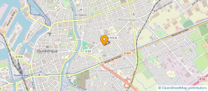 localisation de l'entreprise SCI JE à DUNKERQUE