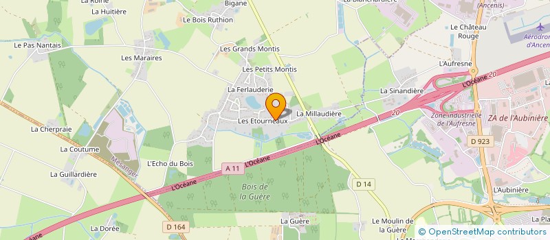 localisation de l'entreprise SCI JE-MY  MESANGER