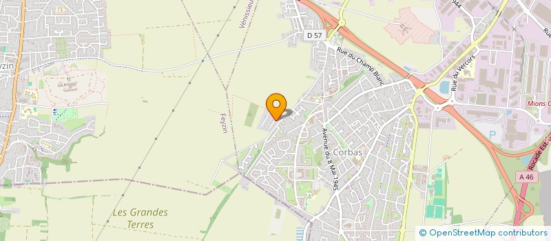 localisation de l'entreprise SCI JE3A à CORBAS