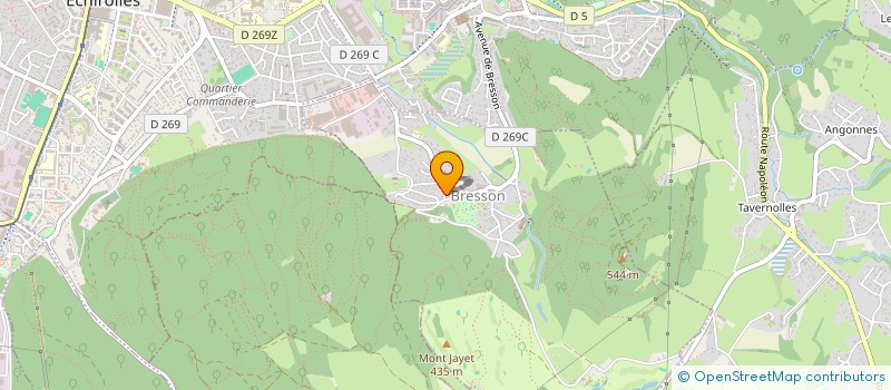 localisation de l'entreprise SCI JEA à BRESSON