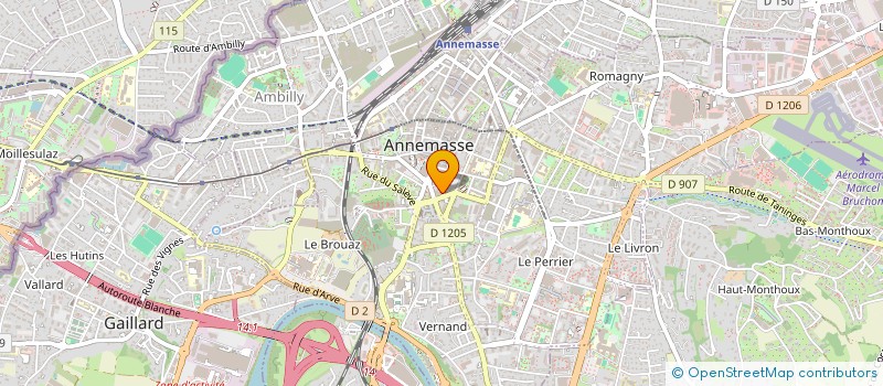 localisation de l'entreprise SCI JEABER à ANNEMASSE