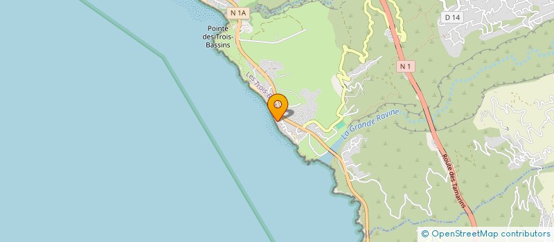 localisation de l'entreprise SCI JEACLAU  LES TROIS-BASSINS