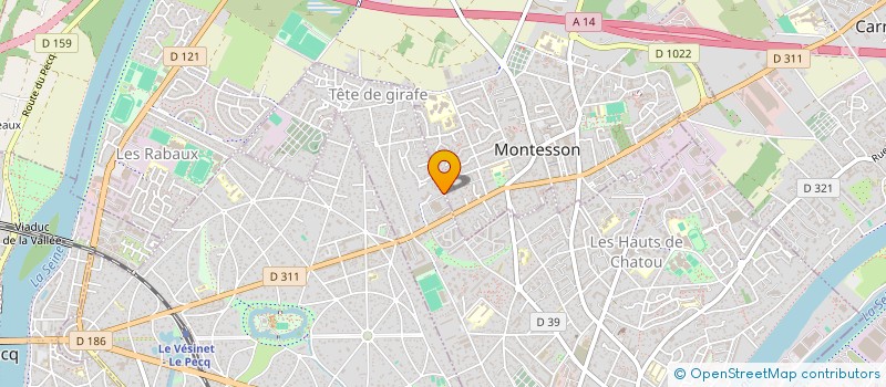 localisation de l'entreprise SCI JEAGUY  CHATOU