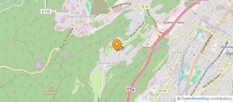 localisation de l'entreprise SCI JEAL  GEOVREISSET