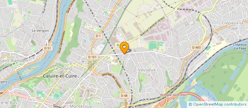 localisation de l'entreprise SCI JEALESTE COSTE  CALUIRE-ET-CUIRE