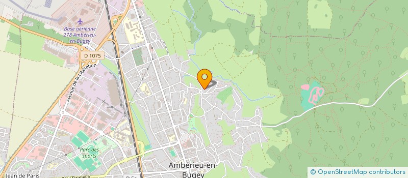 localisation de l'entreprise SCI JEALIDIA  AMBERIEU-EN-BUGEY