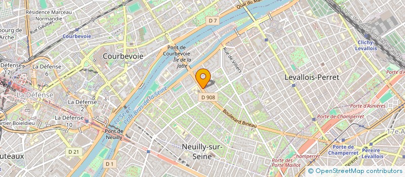 localisation de l'entreprise SCI JEAM2017 à NEUILLY-SUR-SEINE