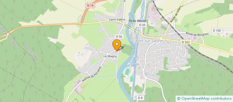 localisation de l'entreprise SCI JEAMISABEL  PORT-SUR-SAONE