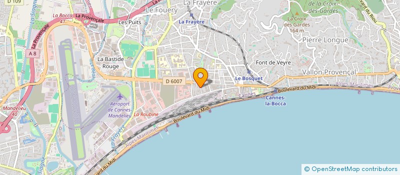 localisation de l'entreprise SCI JEAN à CANNES