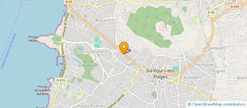 localisation de l'entreprise SCI JEAN à SIX-FOURS-LES-PLAGES
