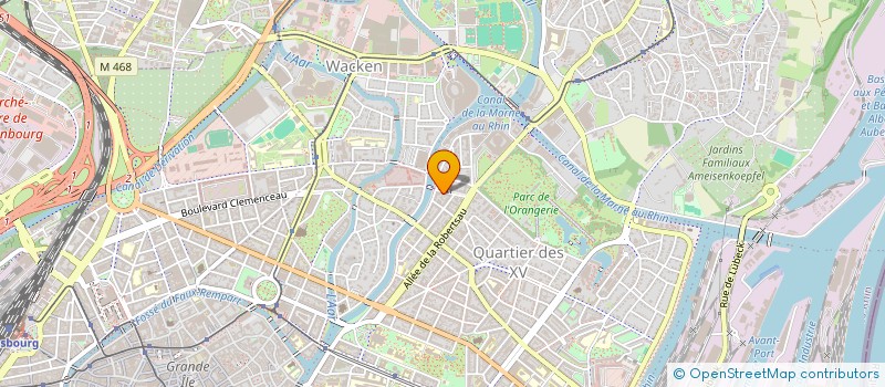 localisation de l'entreprise SCI JEAN à STRASBOURG