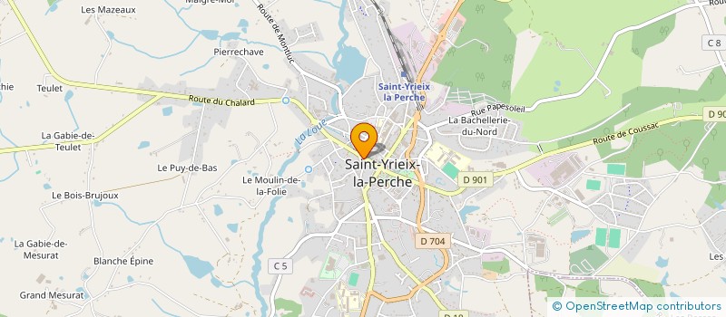 localisation de l'entreprise SCI JEAN à SAINT-YRIEIX-LA-PERCHE