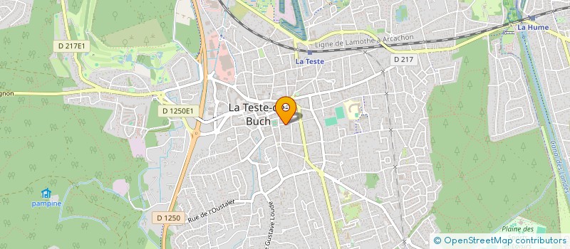 localisation de l'entreprise SCI JEAN à LA TESTE-DE-BUCH