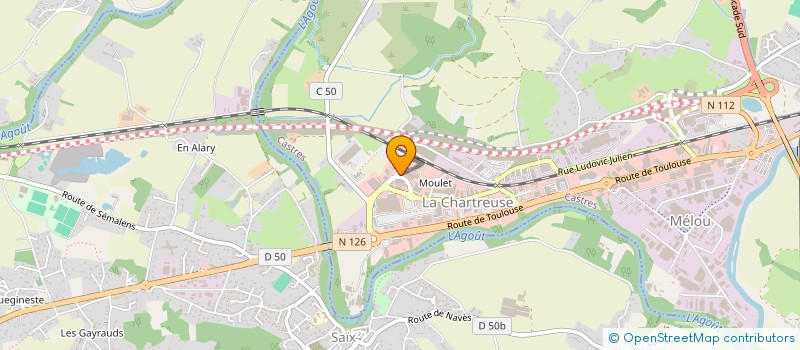 localisation de l'entreprise SCI JEAN  CASTRES