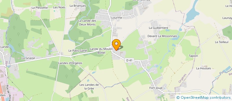 localisation de l'entreprise SCI JEAN à ORGERES