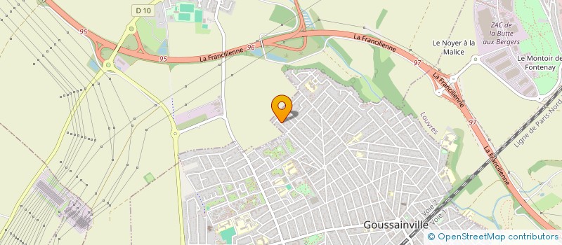 localisation de l'entreprise SCI JEAN à GOUSSAINVILLE