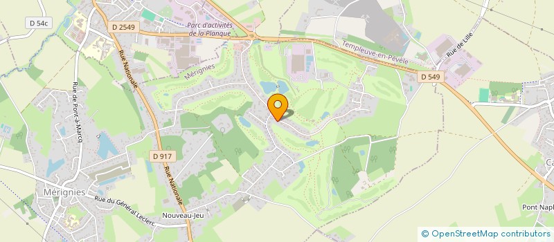 localisation de l'entreprise SCI JEAN à MERIGNIES