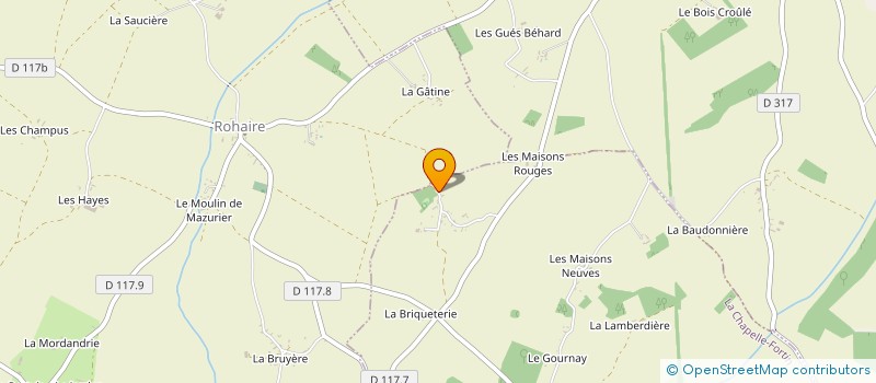 localisation de l'entreprise SCI JEAN à LA CHAPELLE-FORTIN