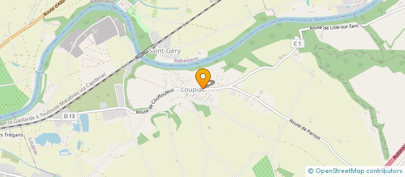 localisation de l'entreprise SCI JEAN  LOUPIAC