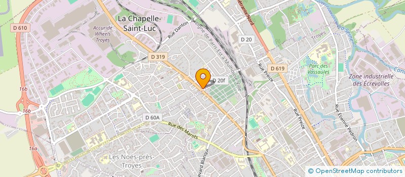 localisation de l'entreprise SCI JEAN ALEXANDRE à LA CHAPELLE-SAINT-LUC