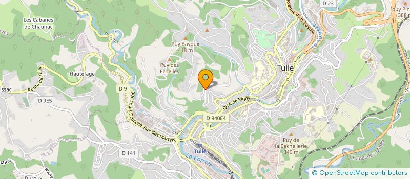 localisation de l'entreprise SCI JEAN AUDIAU  TULLE