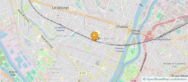 localisation de l'entreprise SCI JEAN BAPTISTE  CHATOU