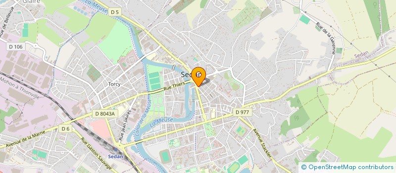 localisation de l'entreprise SCI JEAN BAPTISTE  SEDAN