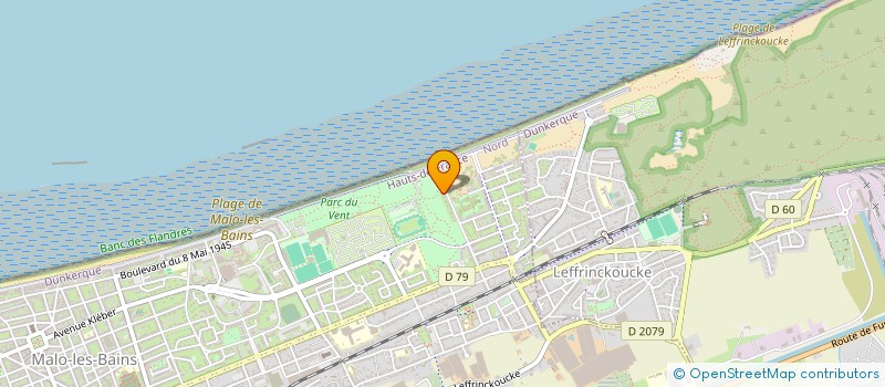 localisation de l'entreprise SCI JEAN BART à DUNKERQUE