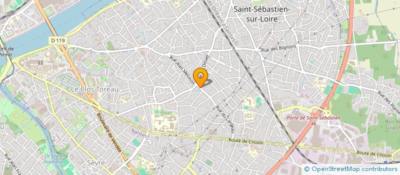 localisation de l'entreprise SCI JEAN BART à SAINT-SEBASTIEN-SUR-LOIRE