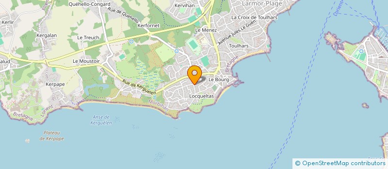 localisation de l'entreprise SCI JEAN BART  LARMOR-PLAGE