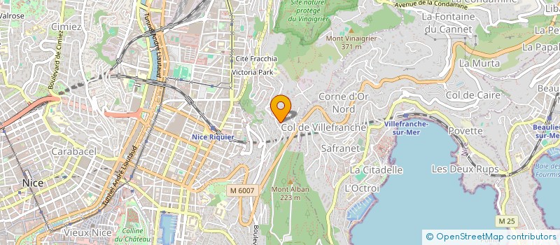 localisation de l'entreprise SCI JEAN BENJAMIN à NICE