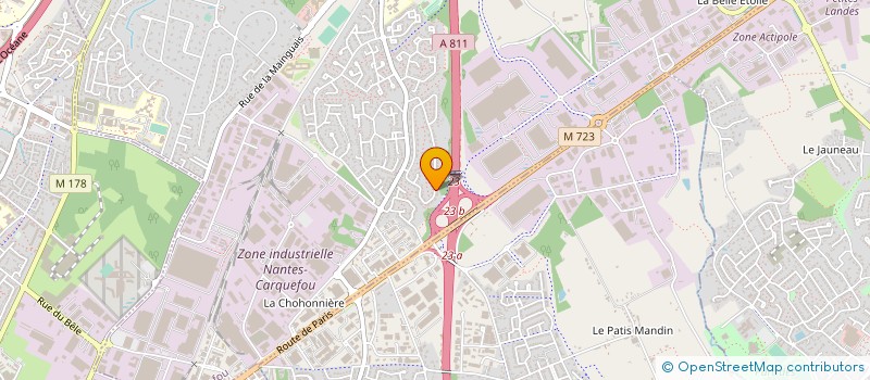 localisation de l'entreprise SCI JEAN BERNARD  CARQUEFOU