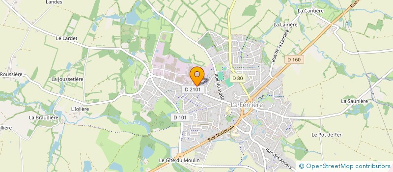 localisation de l'entreprise SCI JEAN BERNARD à LA FERRIERE