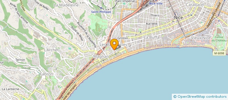 localisation de l'entreprise SCI JEAN BOTTON ET CIE à NICE