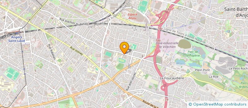 localisation de l'entreprise SCI JEAN BOUIN à ANGERS