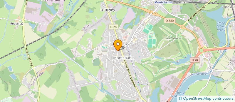 localisation de l'entreprise SCI JEAN BOUVERI  MONTCHANIN