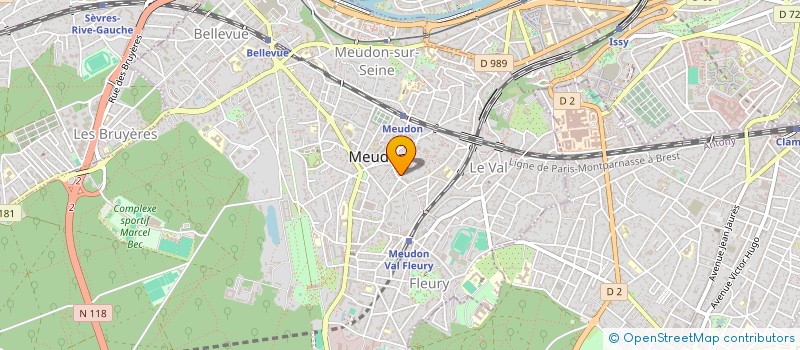 localisation de l'entreprise SCI JEAN BRUNET à MEUDON