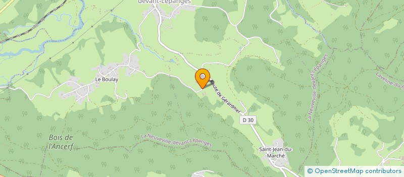 localisation de l'entreprise SCI JEAN CAR  LA NEUVEVILLE-DEVANT-LEPANGES