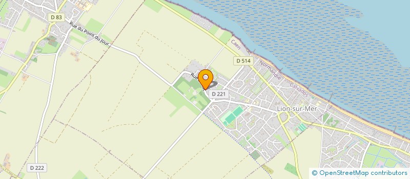 localisation de l'entreprise SCI JEAN & CHAMARD  LION-SUR-MER