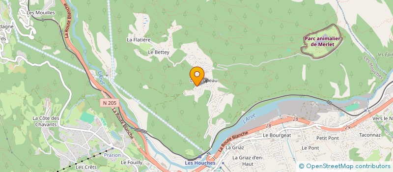 localisation de l'entreprise SCI JEAN CHARLES ET VALERIE DUMONT  LES HOUCHES