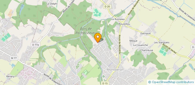 localisation de l'entreprise SCI JEAN CHRISTOPHE GILLIAN  MONTBERON