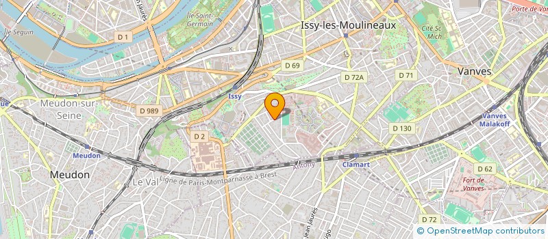 localisation de l'entreprise SCI JEAN CLAUDE à ISSY-LES-MOULINEAUX