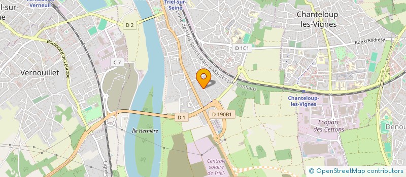 localisation de l'entreprise SCI JEAN CLAUDE ET LOUIS  TRIEL-SUR-SEINE